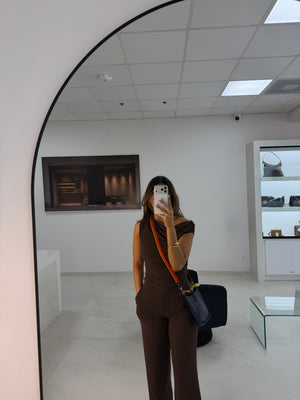 Hermès Evelyne TPM 16 Navy Blue Leather Crossbody Bag with Strap & Twilly – additional photo 10