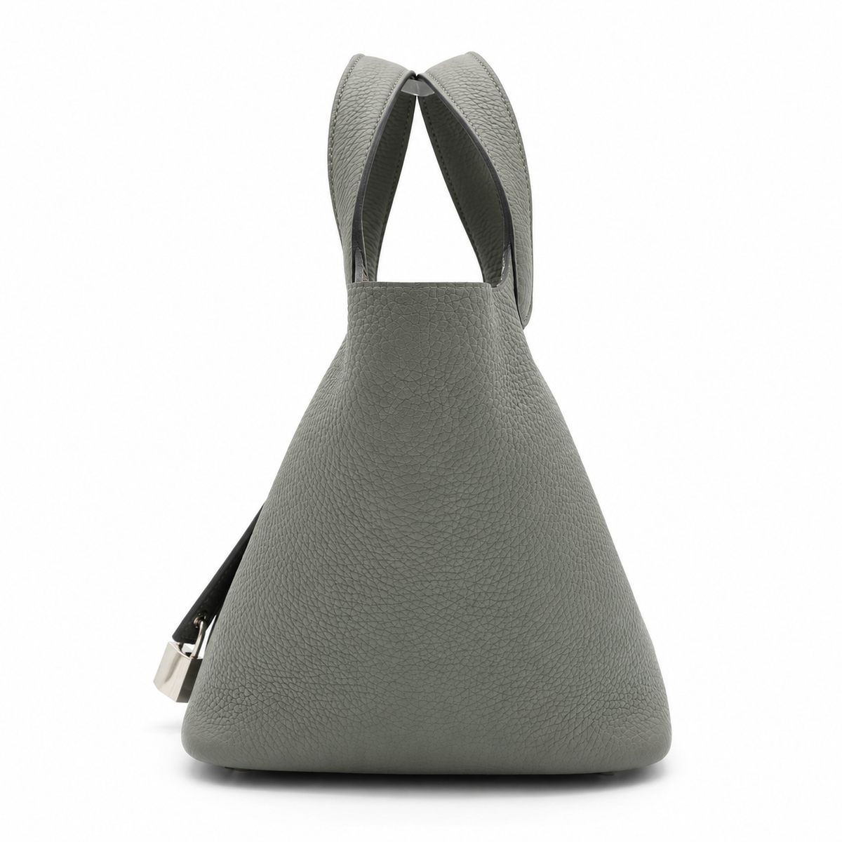 Hermès Taurillon Clemence Picotin Lock 18 PM Etain – Good Condition – additional photo 4