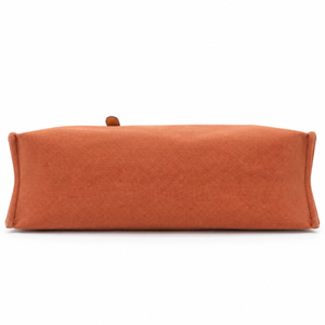 Hermès Toile Etrivière Elan Tote Bag – Orange Canvas with Natural Leather Straps – additional photo 6