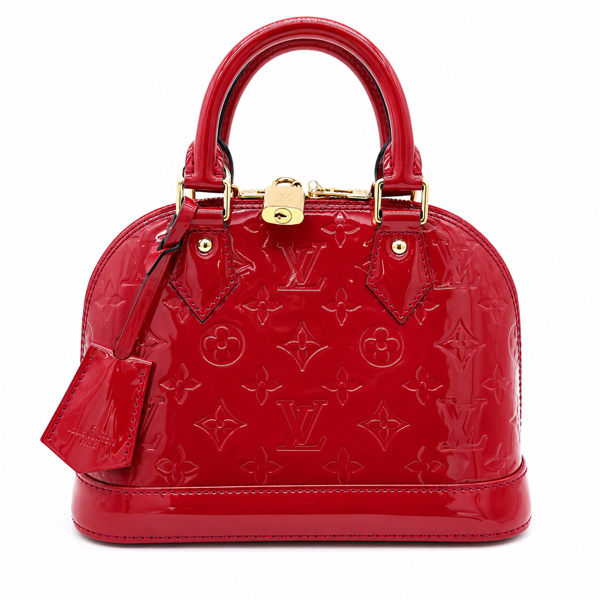 Louis Vuitton Alma BB Rose Indien Monogram Vernis Patent Leather Bag – additional photo 2