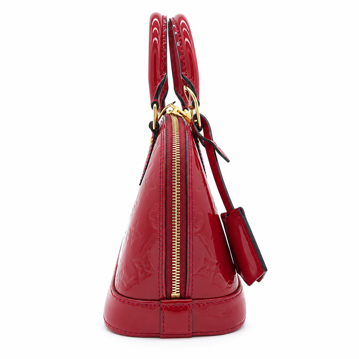 Louis Vuitton Alma BB Rose Indien Monogram Vernis Patent Leather Bag – additional photo 4