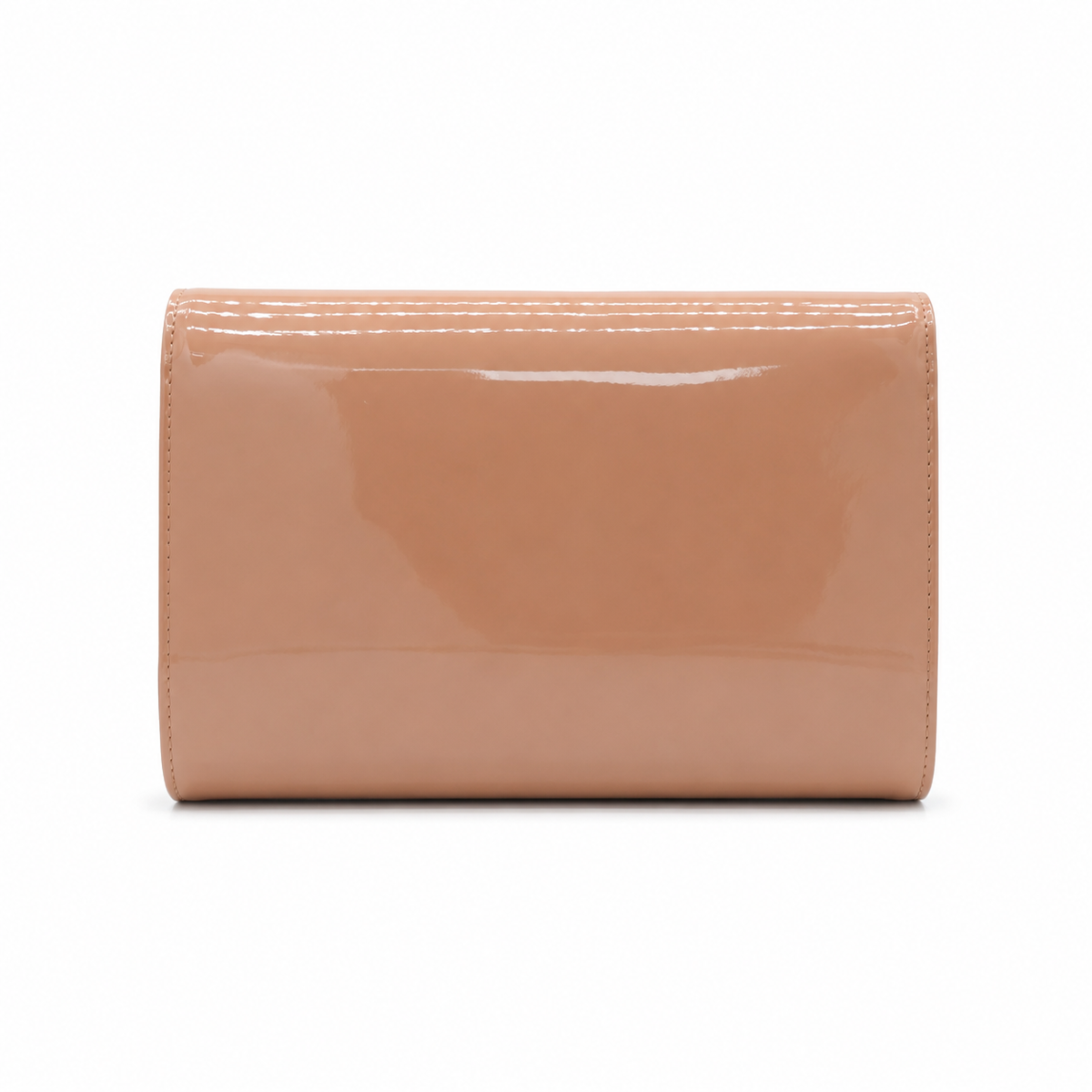 Louis Vuitton Louise Patent Leather Clutch Wallet Nude Beige Gold LV Hardware – Good Condition – additional photo 2
