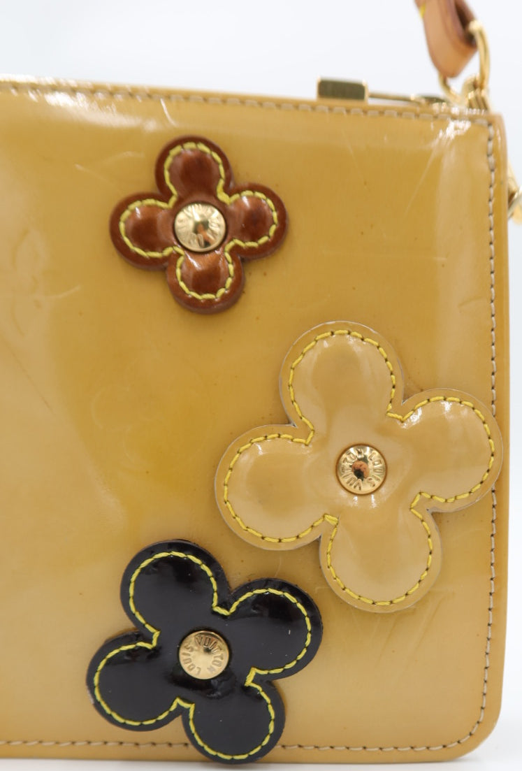 Louis Vuitton Monogram Vernis Lexington Pochette – Beige Floral – additional photo 11