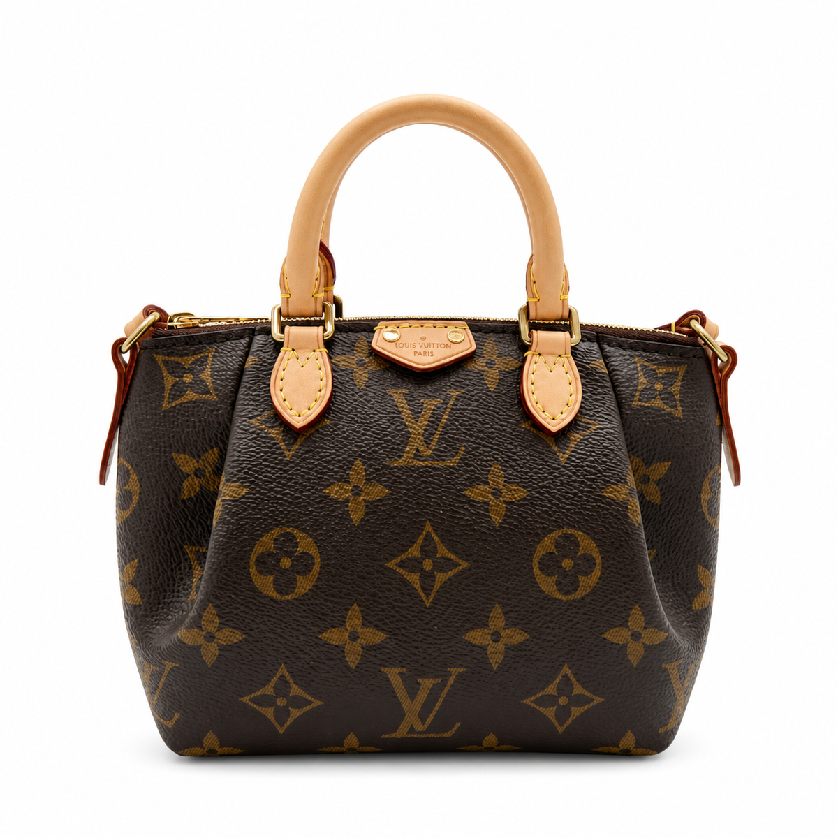 Louis Vuitton Nano Turenne Monogram Canvas Crossbody Bag Rare Mini Top Handle - Pre Loved