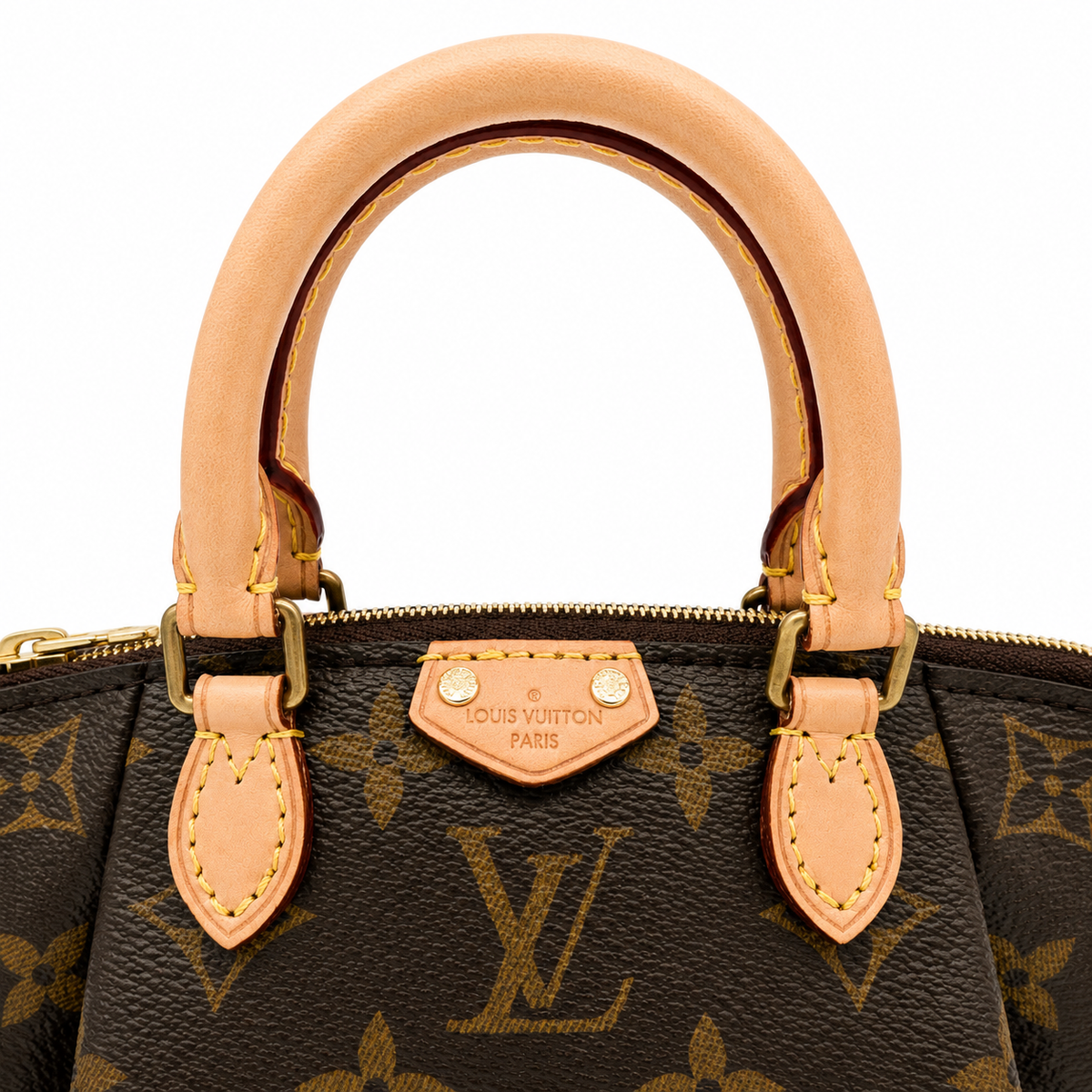 Louis Vuitton Nano Turenne Monogram Canvas Crossbody Bag Rare Mini Top Handle - Pre Loved – additional photo 9
