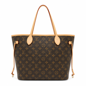 Louis Vuitton Neverfull MM Monogram Tote Bag with Pink Interior – Pre-Loved Good Condition