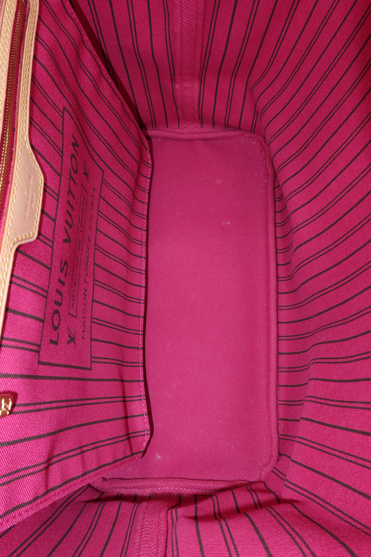Louis Vuitton Neverfull MM Monogram Tote Bag with Pink Interior – Pre-Loved Good Condition – additional photo 7
