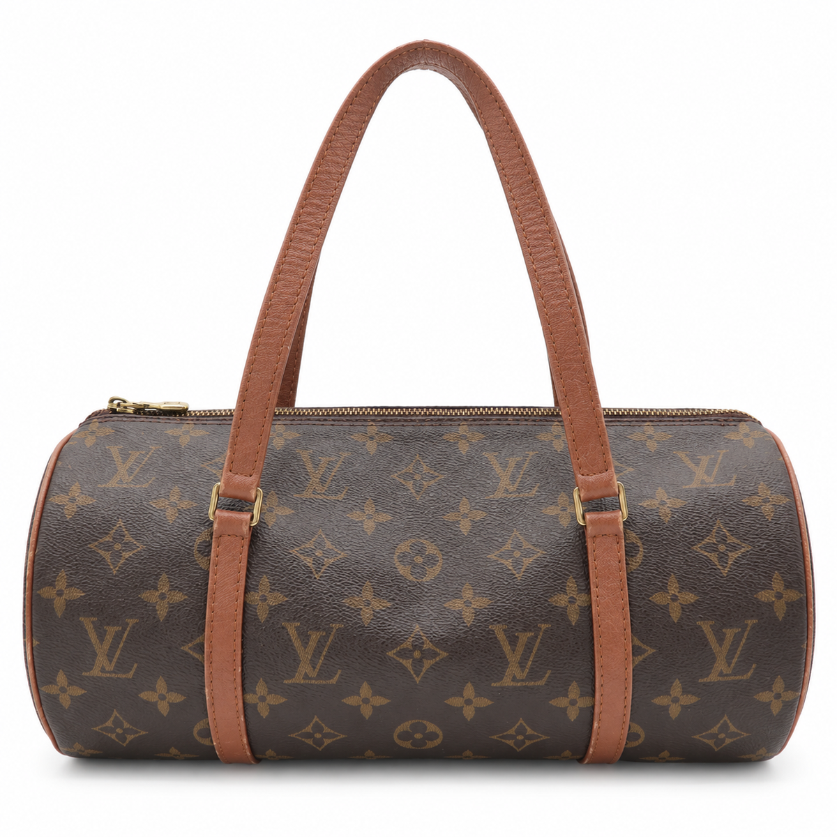 Louis Vuitton Papillon 26 Monogram Canvas Barrel Shoulder Bag