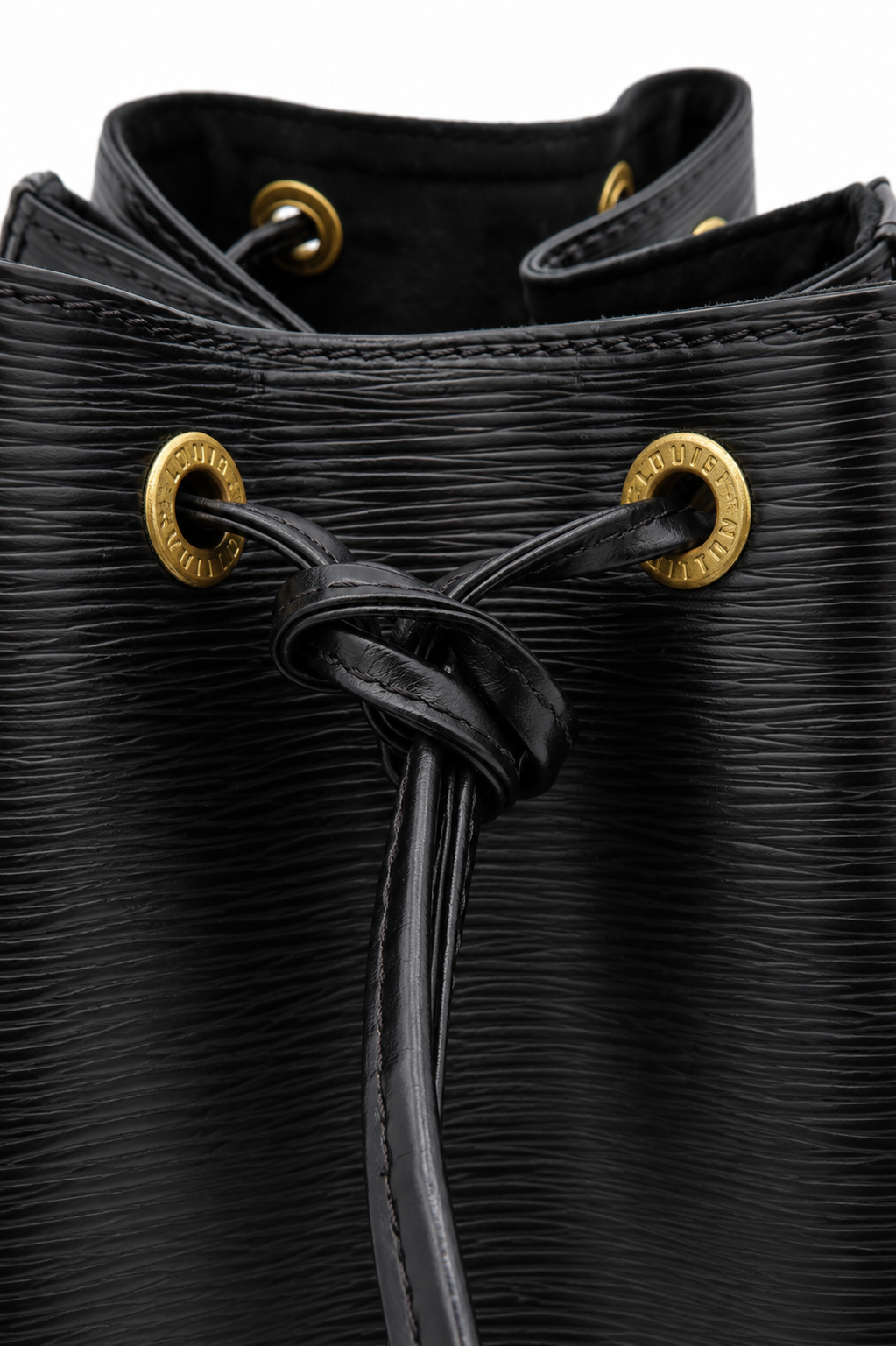 Louis Vuitton Petite Noe Drawstring Bucket Bag Black Epi Leather – additional photo 6