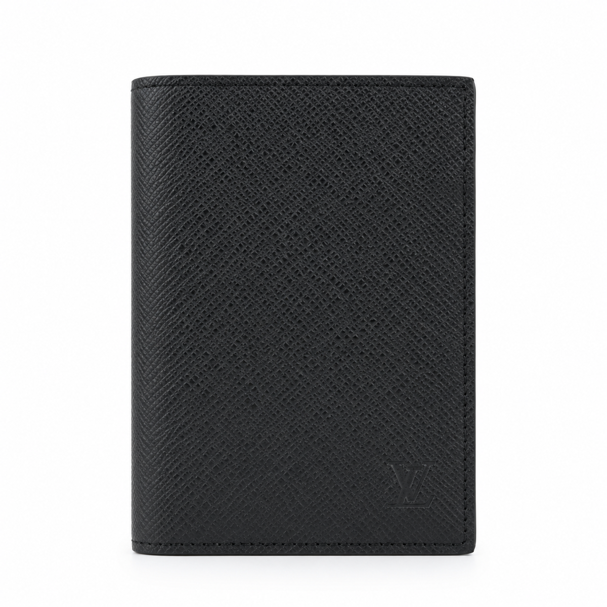 Louis Vuitton Taiga Pocket Organizer NM – Black Leather Card Holder