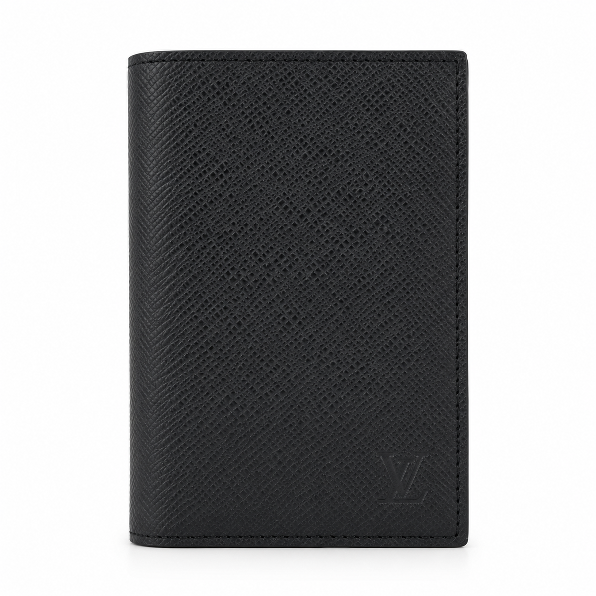 Louis Vuitton Taiga Pocket Organizer NM – Black Leather Card Holder – additional photo 2