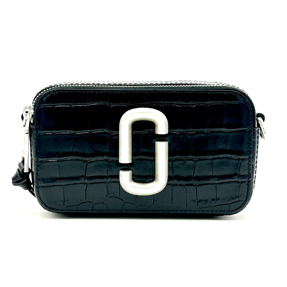 Marc Jacobs The Croc-Embossed Chain Snapshot - Black – additional photo 2