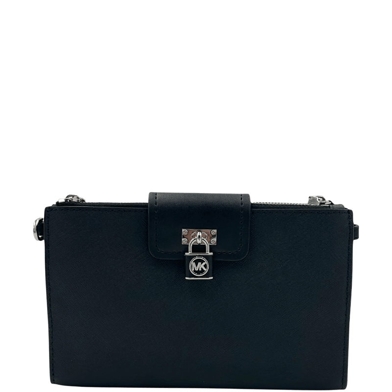 Michael Kors Ruby Small Saffiano Leather Crossbody Bag - Black
