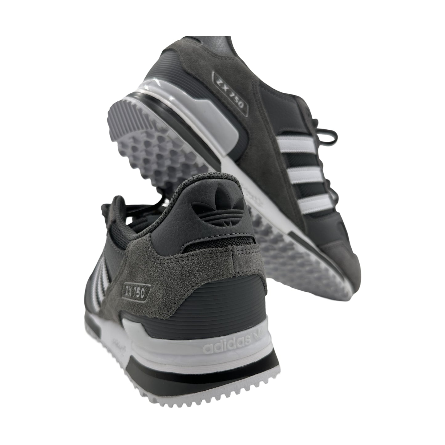 Adidas Originals Men's Grey Retro Running Low Sneakers - ZX750