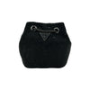 Gues Lua Rhinestone Mini Bucket Bag-Black