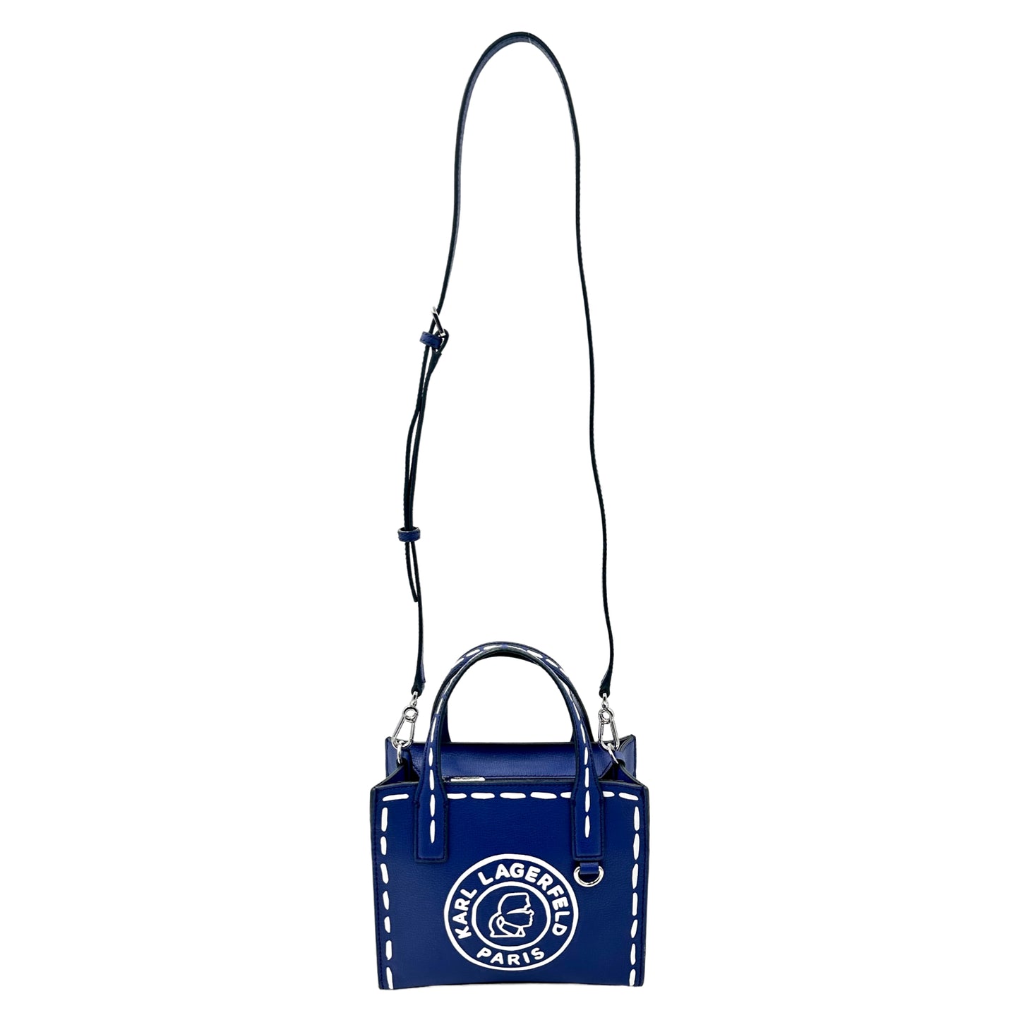 Karl Lagerfeld Nouveau Mini Crossbody Tote  - Indigo