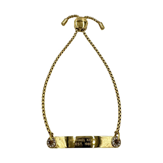 Michael Kors Haute Plaque Rose Gold-Tone Slider Bracelet - MKJX6351710