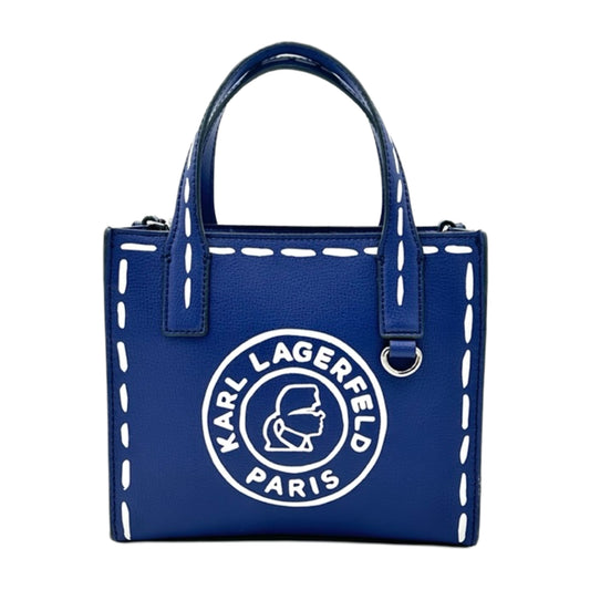 Karl Lagerfeld Nouveau Mini Crossbody Tote  - Indigo