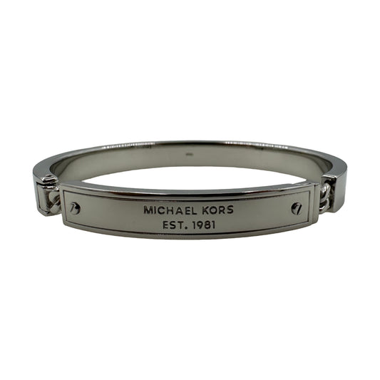 Michael Kors Heritage Silver Bangle Bracelet - MKJX3840040