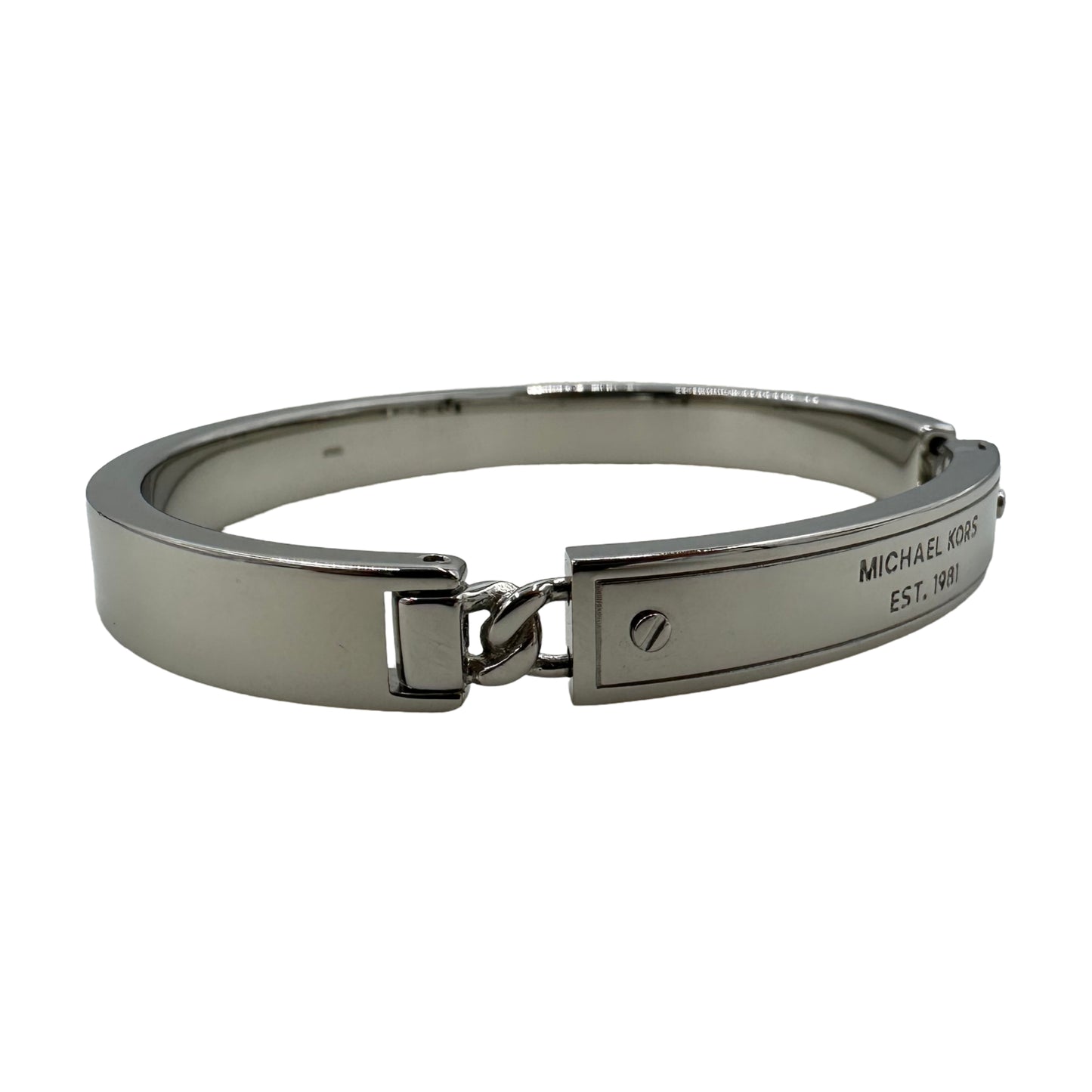 Michael Kors Heritage Silver Bangle Bracelet - MKJX3840040