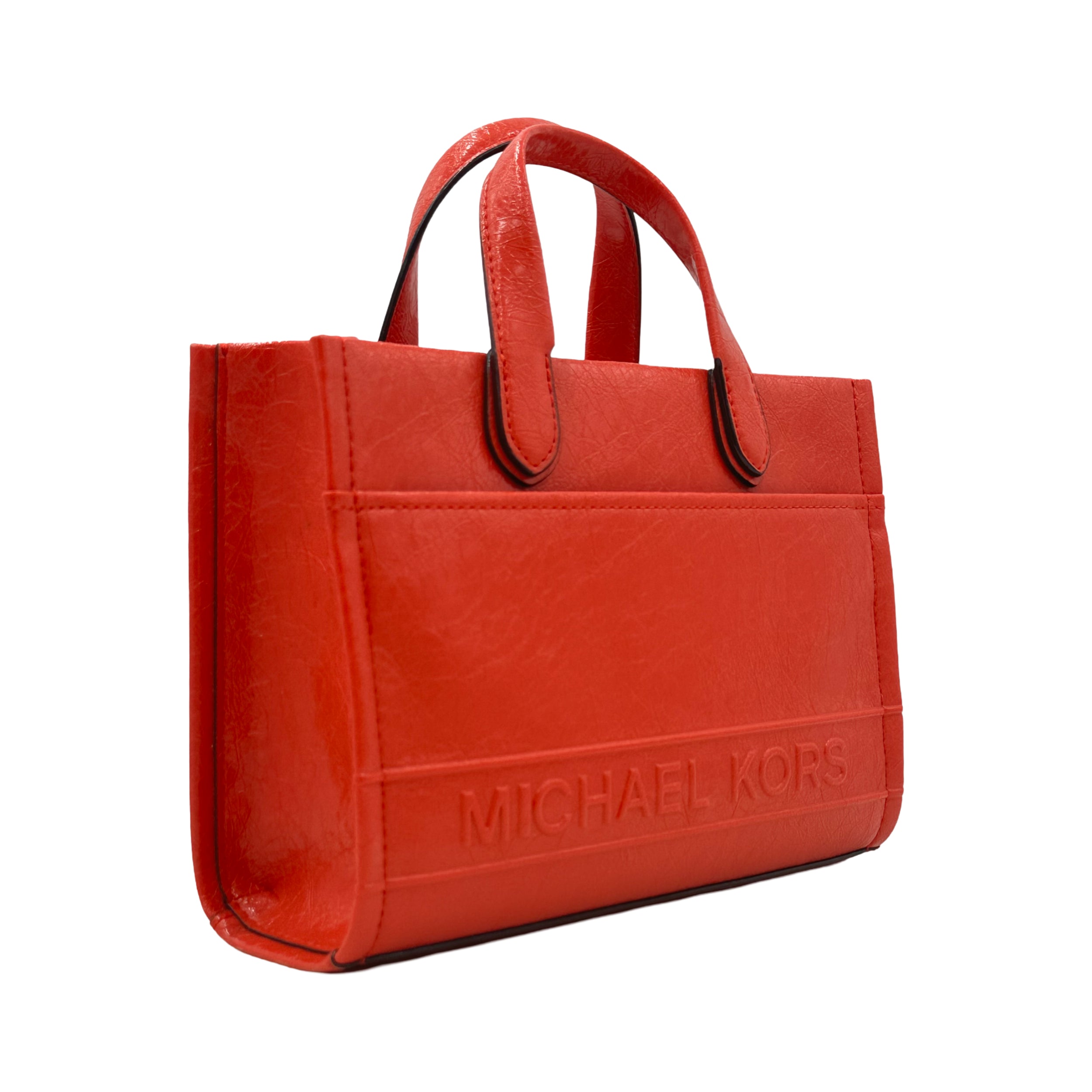 Michael Kors Gigi Small East West Messenger - Burnt Sienna