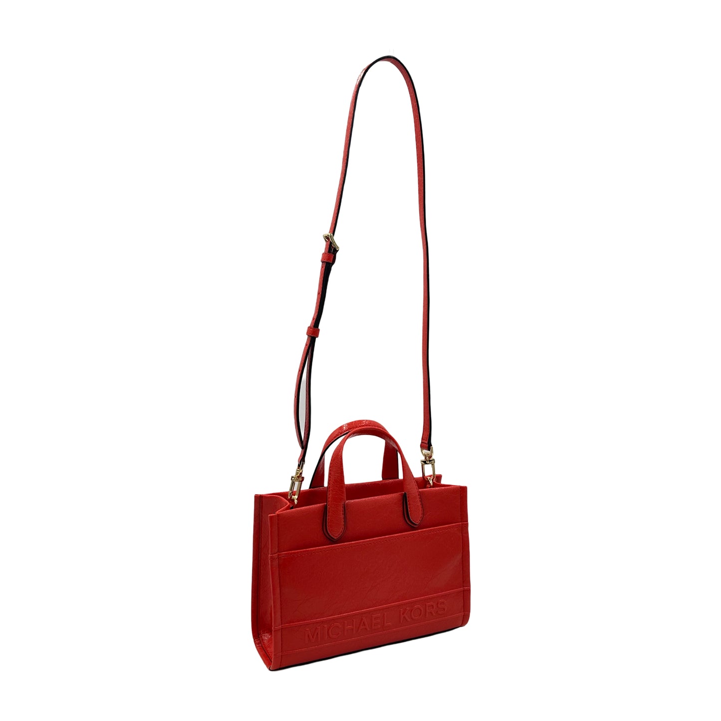 Michael Kors Gigi Small East West Messenger - Burnt Sienna