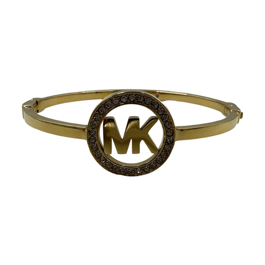 Michael Kors Wanderlust Hinged Gold-Tone Bangle Bracelet - MKJ4116710