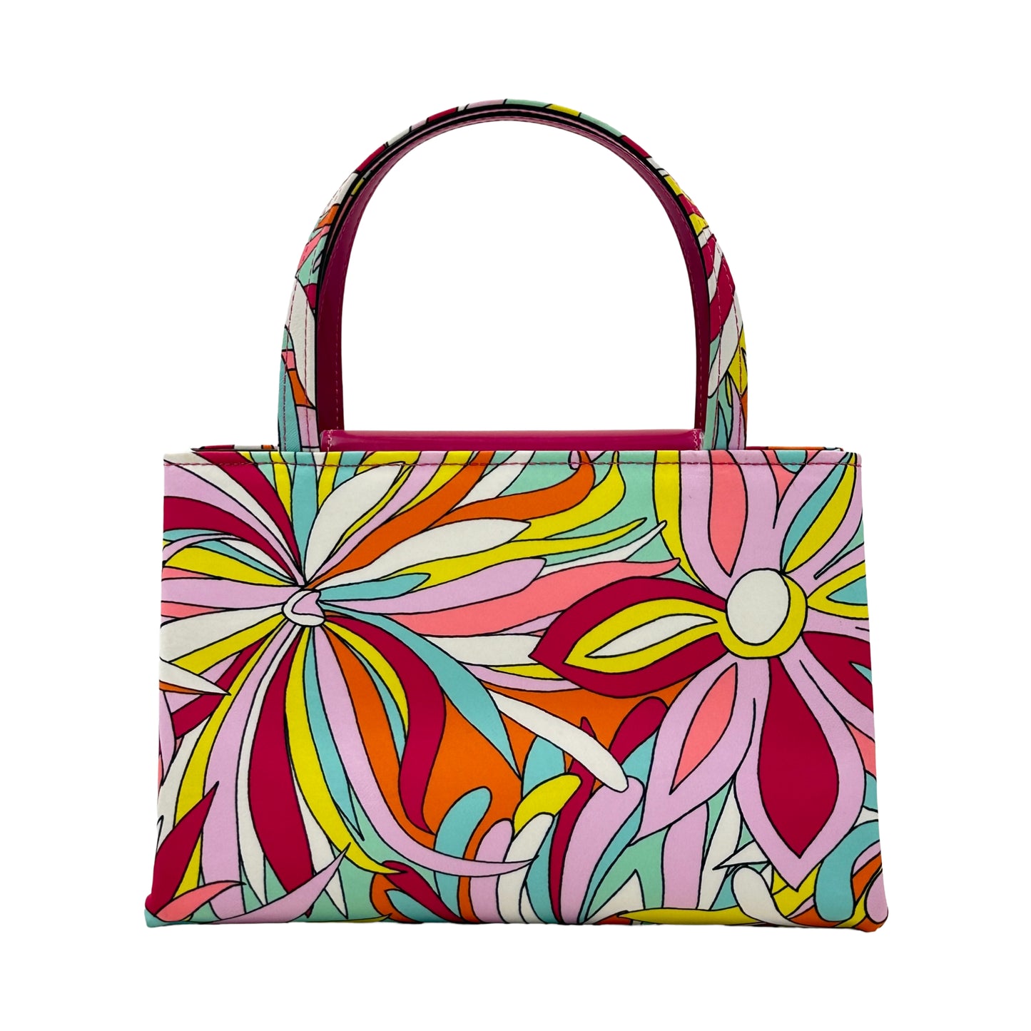 Kate Spade Sam Icon Anemone Floral Small Tote Nylon Crossbody - Pink Multi
