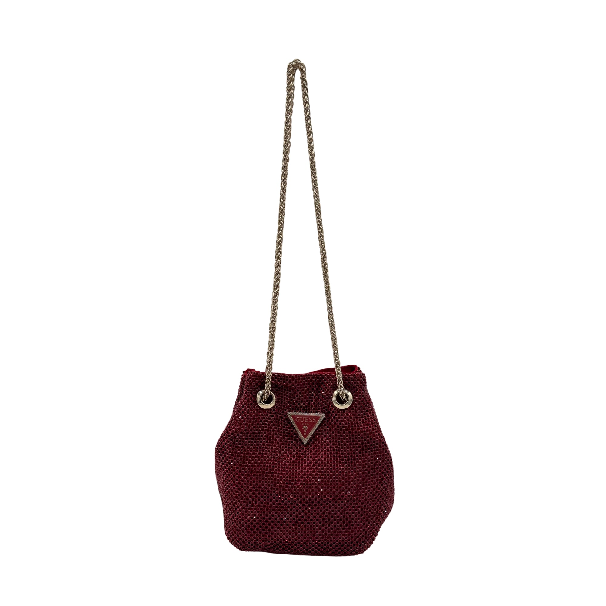 Guess Zalina Mesh Pouch-Red