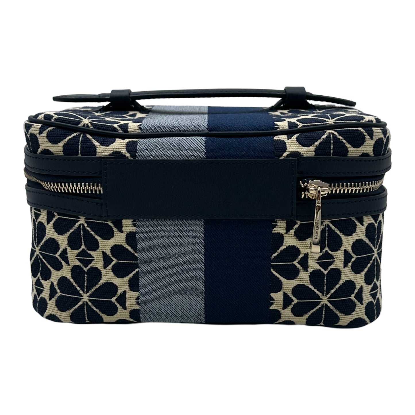 Kate Spade Spade Flower Jacquard Stripe Vanity Kit - Blue Multi