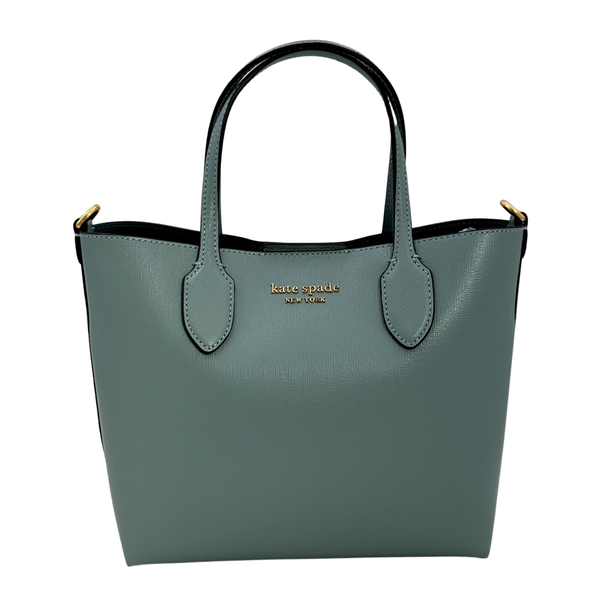 Kate Spade New York Bleecker Saffiano Leather Medium Women's Crossbody Tote - Green - 196021357299