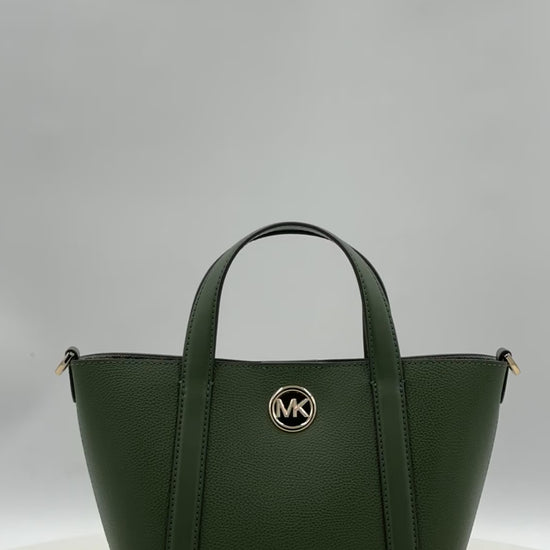 Michael Kors Hadleigh Small Double Handle Tote Bag - Amazon Green - 196237212887