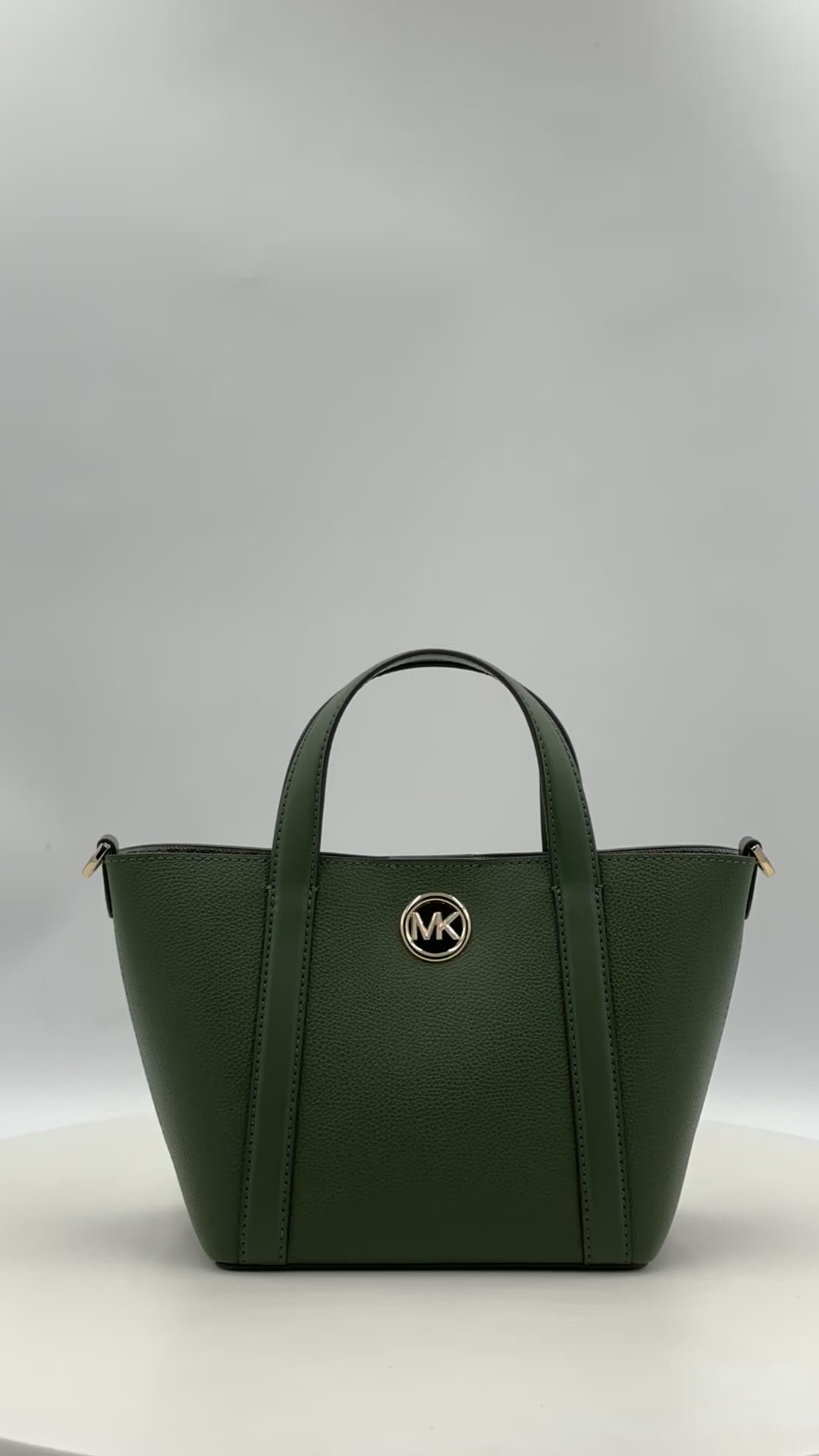 Michael Kors Hadleigh Small Double Handle Tote Bag - Amazon Green - 196237212887
