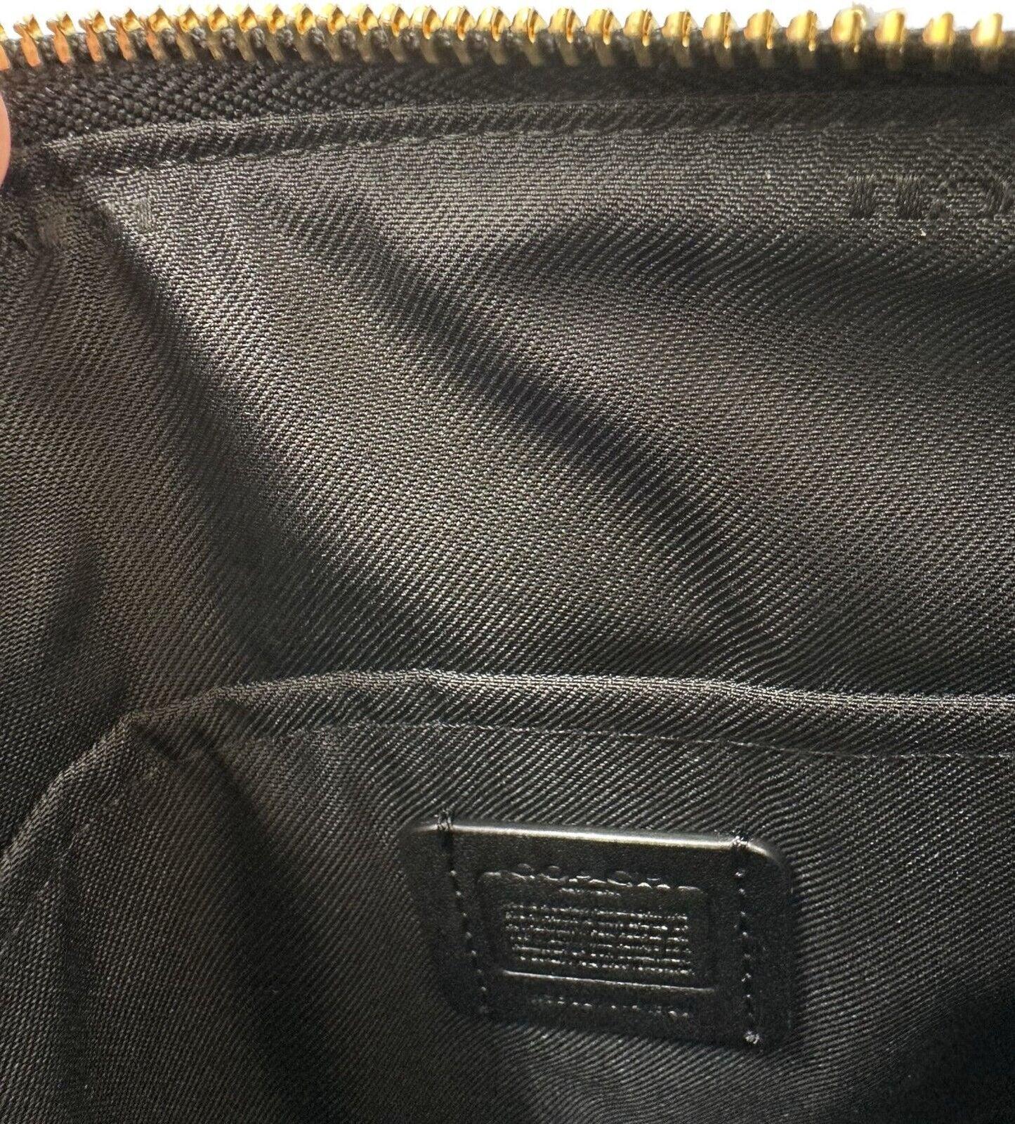 Coach Ladies Kitt Messenger Black Leather Crossbody Bag