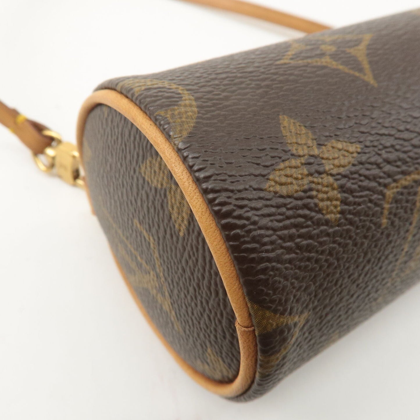 Auténtico minibolso Louis Vuitton con monograma pre-amado para bolso Papillon - Marrón