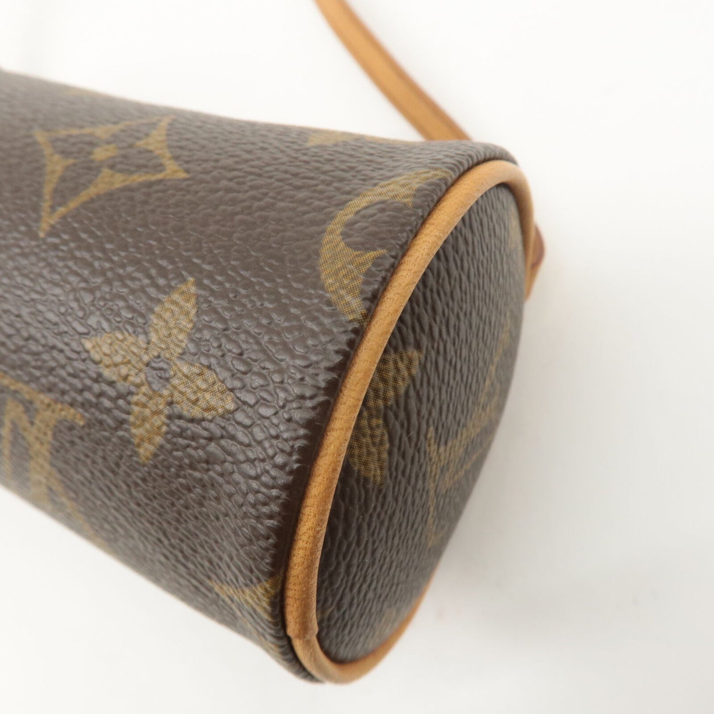 Authentic Pre-Loved Louis Vuitton Monogram Mini Pouch for Papillon Bag - Brown