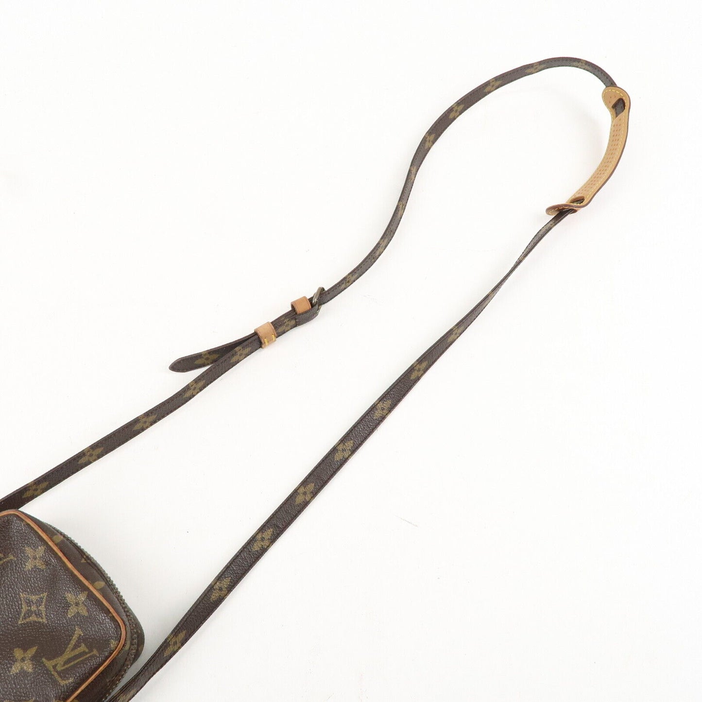 Authentic Pre-Loved Louis Vuitton Monogram Mini Danube Shoulder Bag - Brown