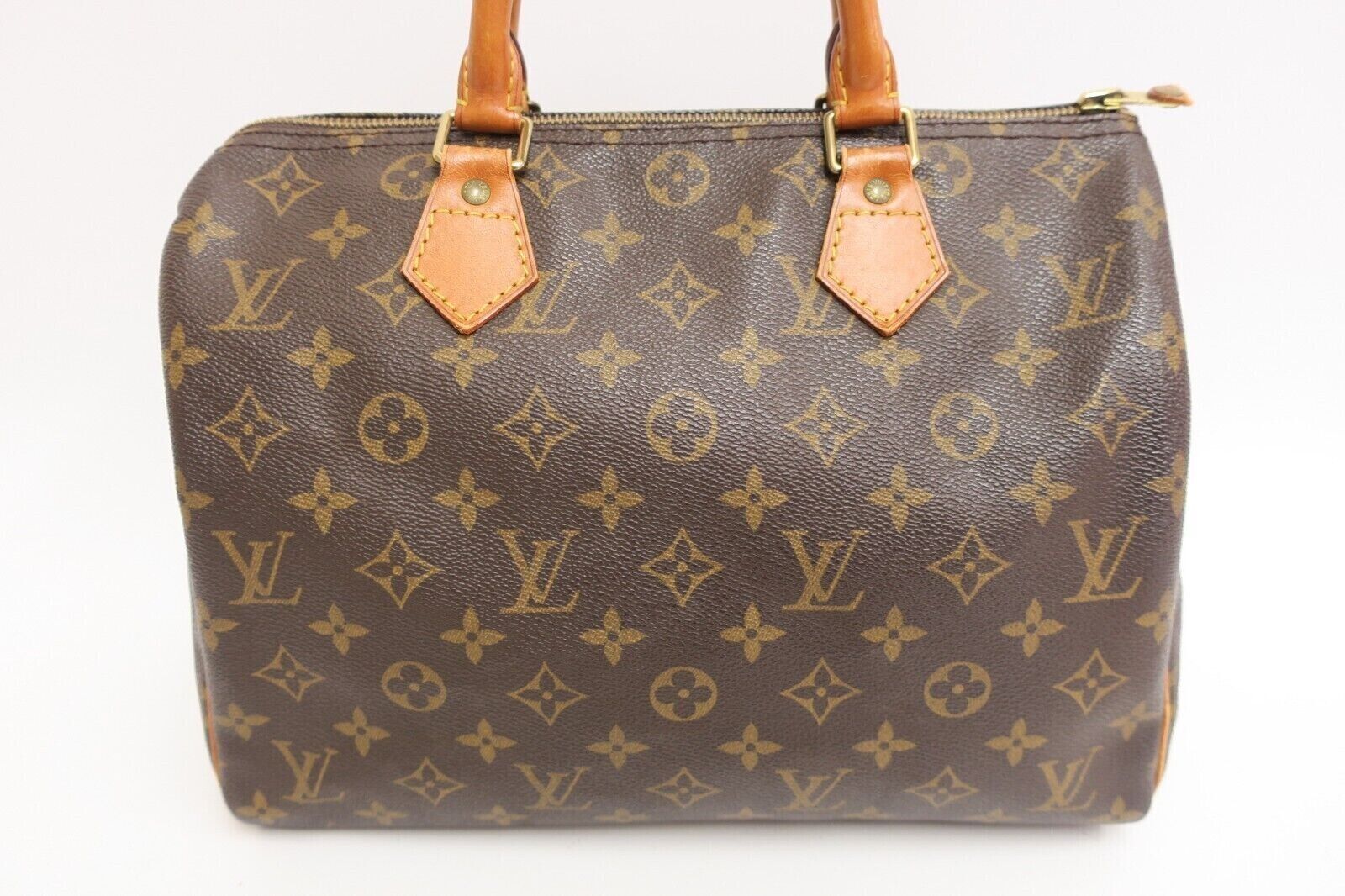 Authentic Louis Vuitton Speedy 30 Handbag Monogram Brown #22176 - Pre-Owned