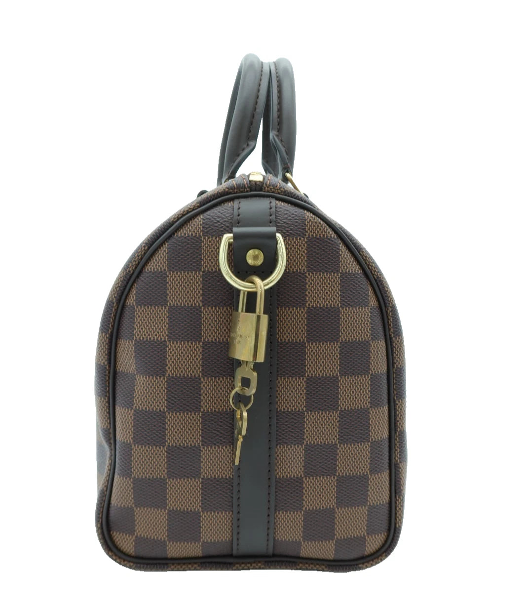 Louis Vuitton Damier Ebene Speedy Handbag Brown Checkered Canvas – additional photo 4