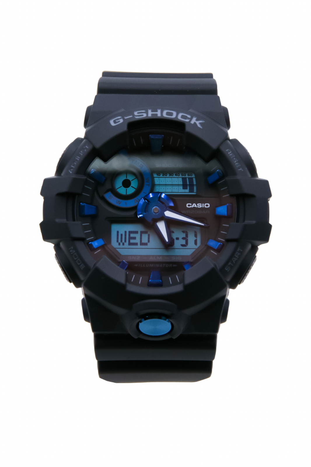 Casio G-Shock Digital Analog Military Style Men's Watch GA710B-1A2 889232200576