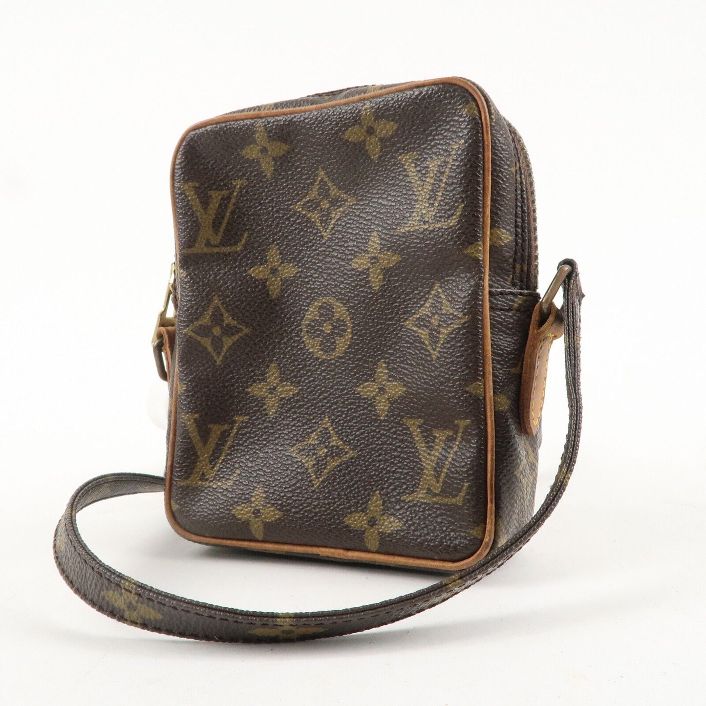 Authentic Pre-Loved Louis Vuitton Monogram Mini Danube Shoulder Bag - Brown