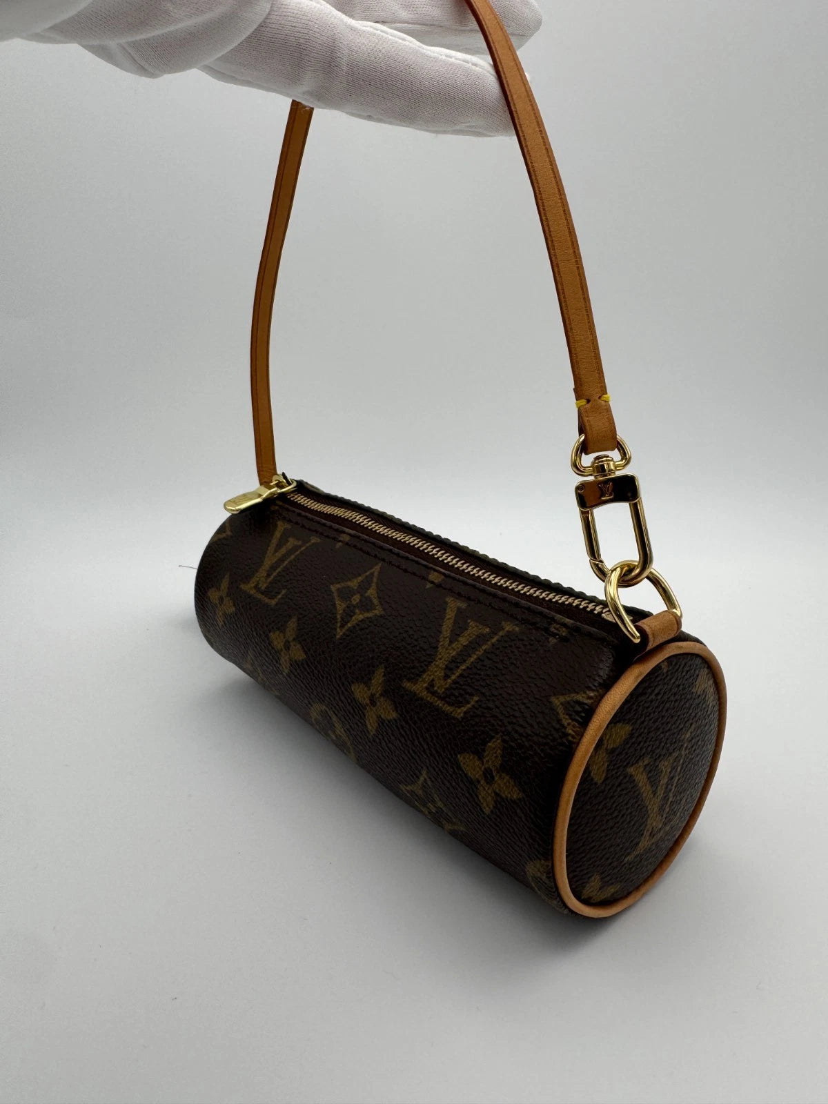 Louis Vuitton Mini Papillon Monogram Canvas Brown Shoulder / Handheld Bag – Used