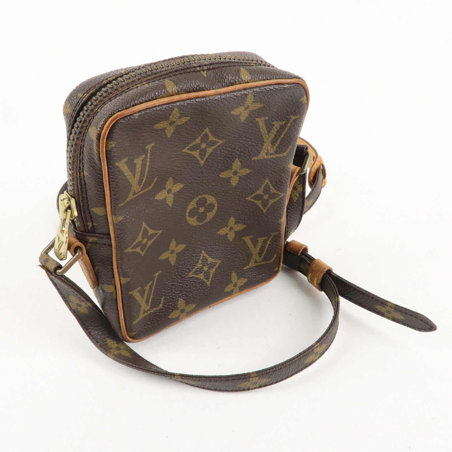 حقيبة كتف Louis Vuitton Monogram Mini Danube الأصلية المحببة مسبقًا M45268 - بني