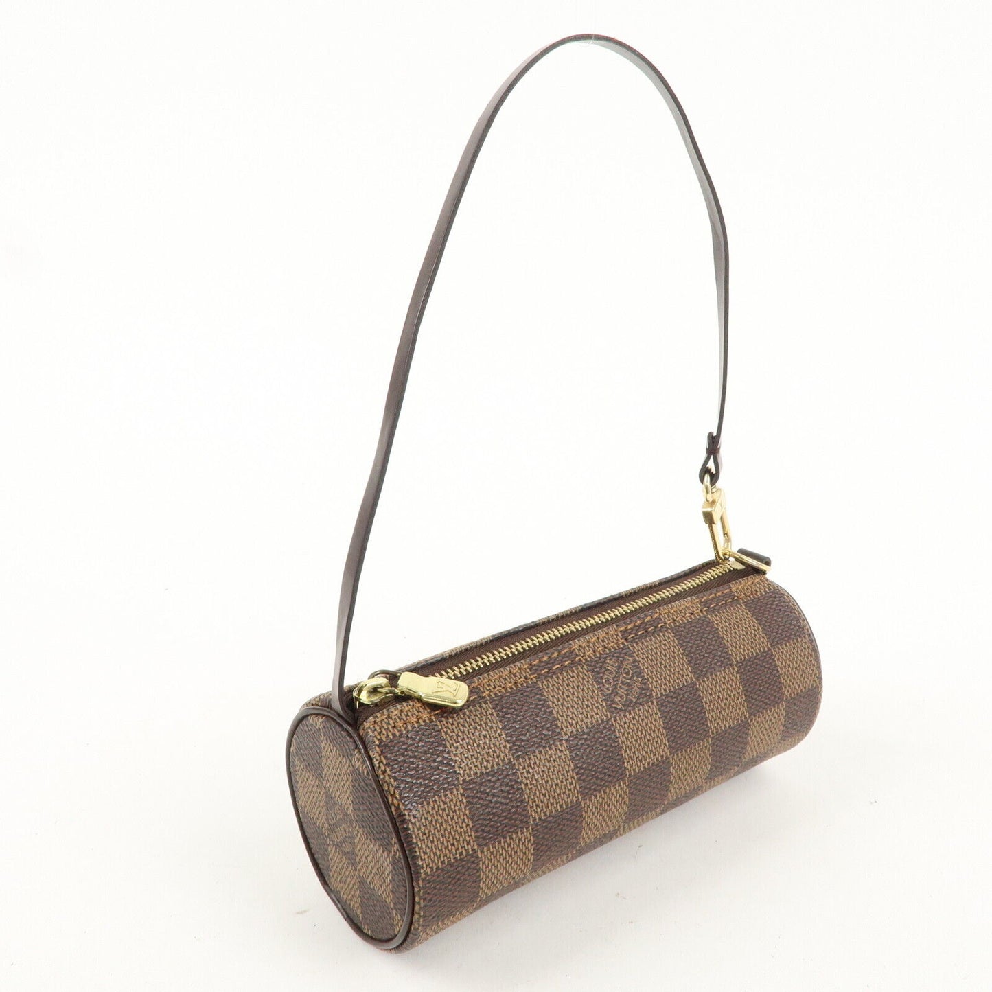 Authentic Pre-Loved Louis Vuitton Damier Mini Pouch for Papillon Bag - Brown