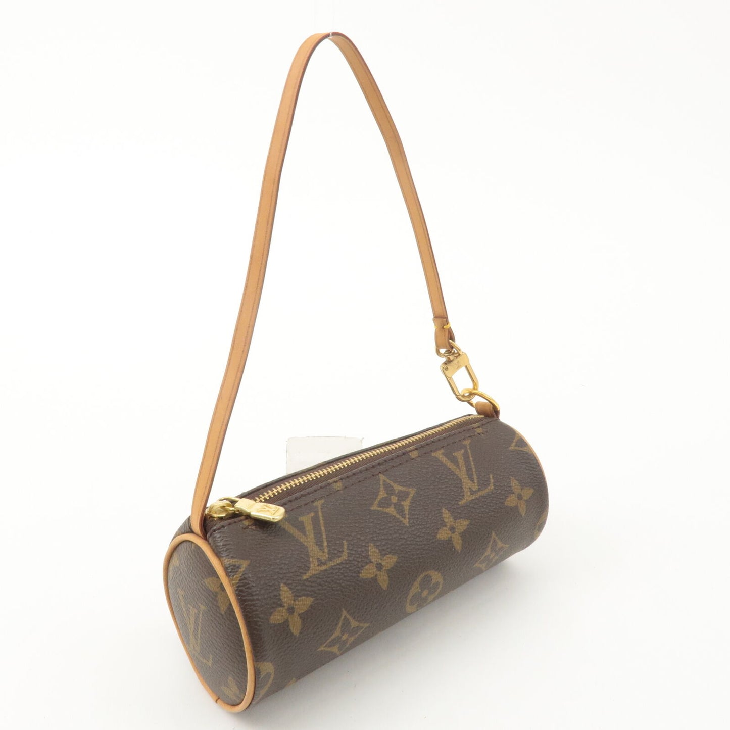 Auténtico minibolso Louis Vuitton con monograma pre-amado para bolso Papillon - Marrón