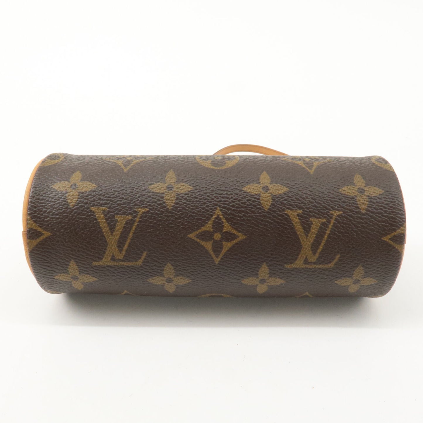 Auténtico minibolso Louis Vuitton con monograma pre-amado para bolso Papillon - Marrón