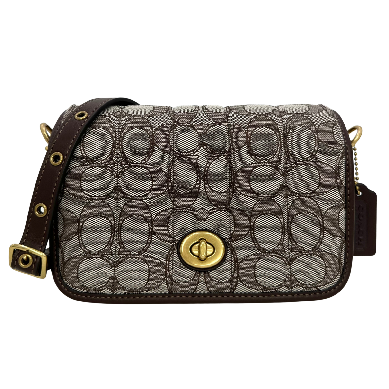 Coach Dinky 18 In Signature Jacquard With Quilting 195031295201