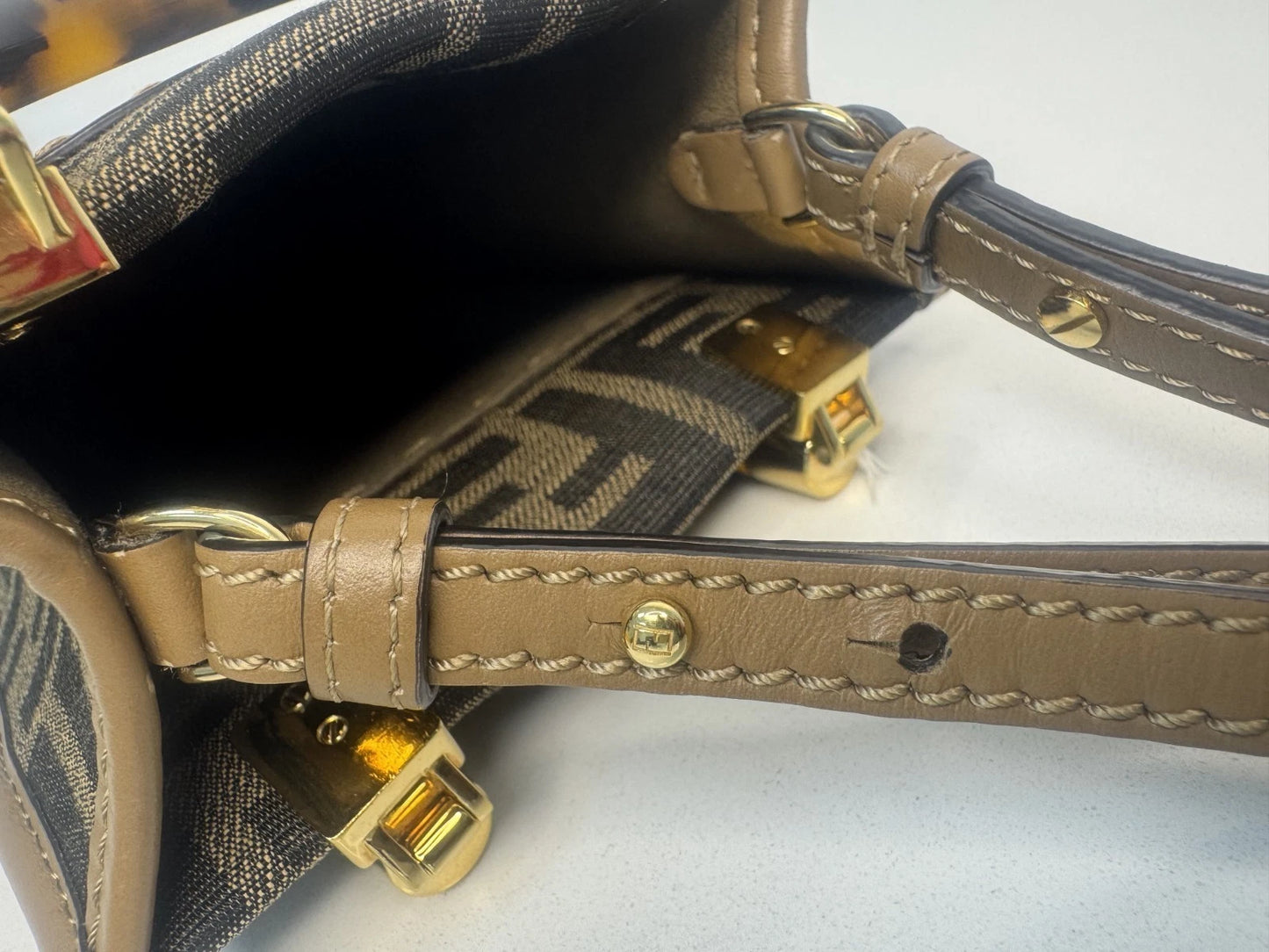 Fendi Mini Sunshine Shopper Tote Bag