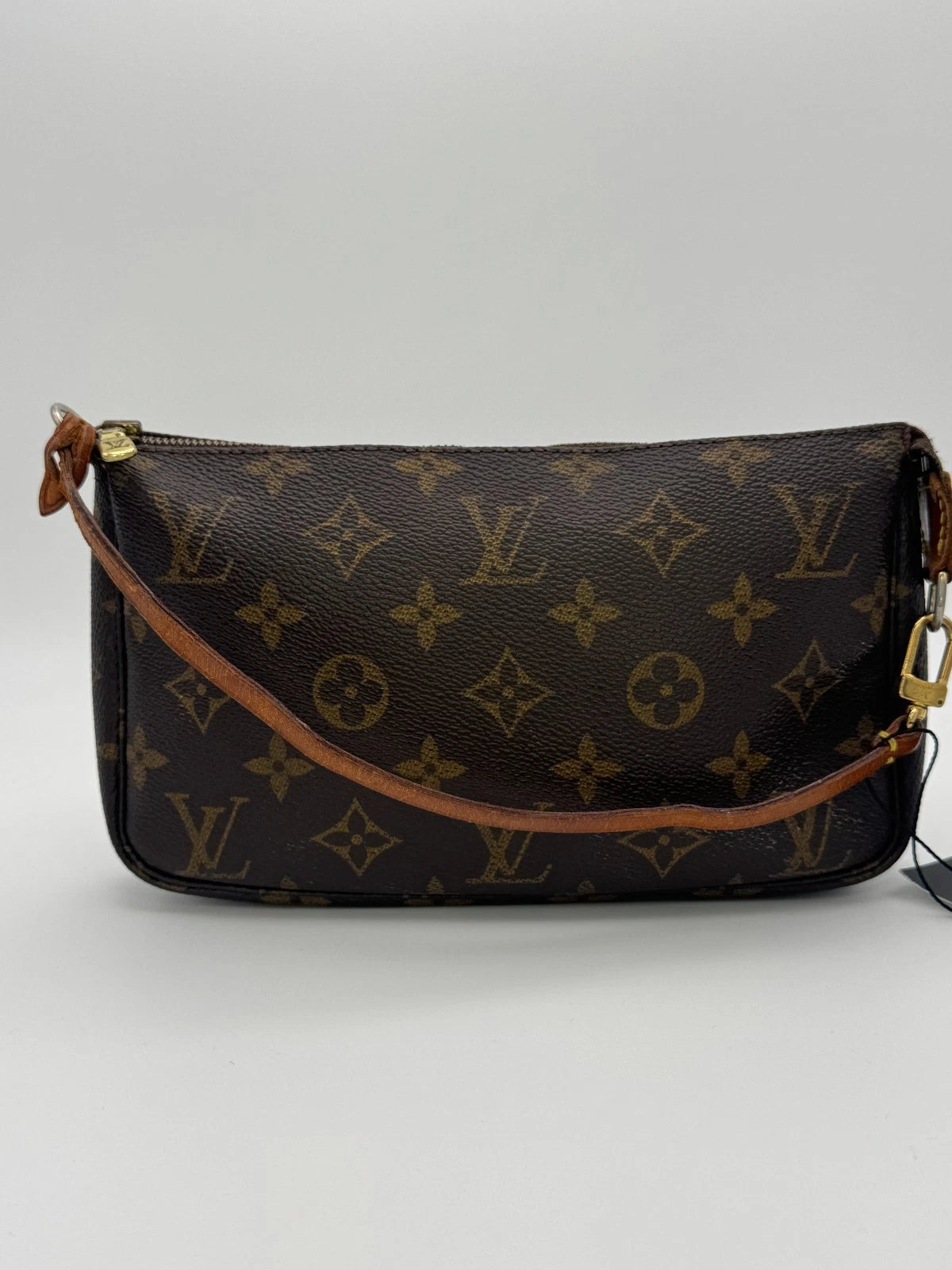 Louis Vuitton Pochette Accessoires Monogram Canvas Clutch Shoulder Bag