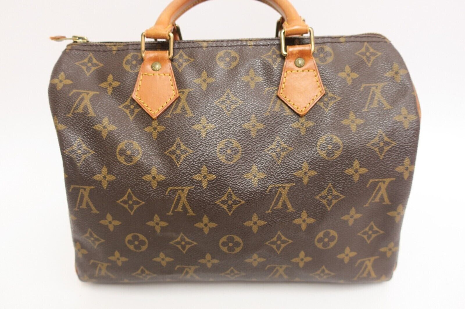 Authentic Louis Vuitton Speedy 30 Handbag Monogram Brown #22176 - Pre-Owned